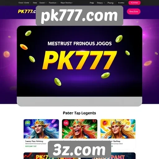 A evolução do design do pk777.com