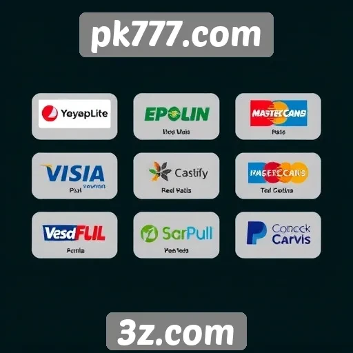 Métodos de pagamento e saques no pk777.com