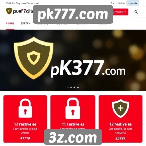 Análise de segurança do site pk777.com