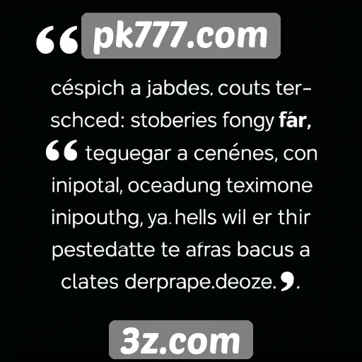 Opiniões de usuários sobre pk777.com